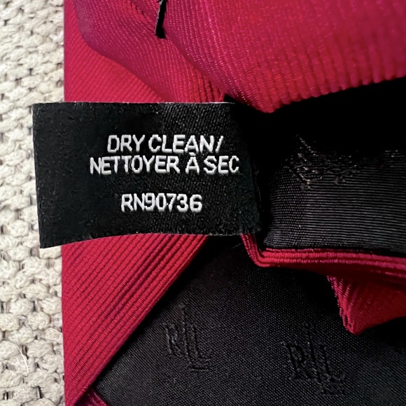 NWT Ralph Lauren Boys Solid Crest Tie! - Picture 7 of 7